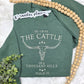 He Owns the Cattle on a Thousand Hills, Psalm 50 Embroidered Crewneck