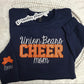 Union Bears Cheer Mom Sparkle Crewneck