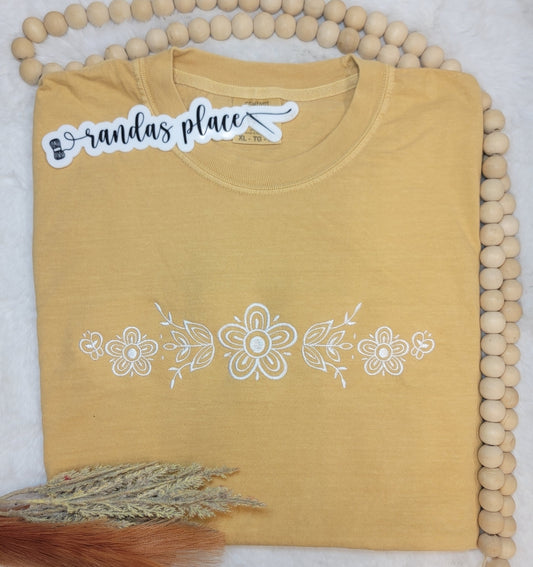Vintage Inspired Floral Tee