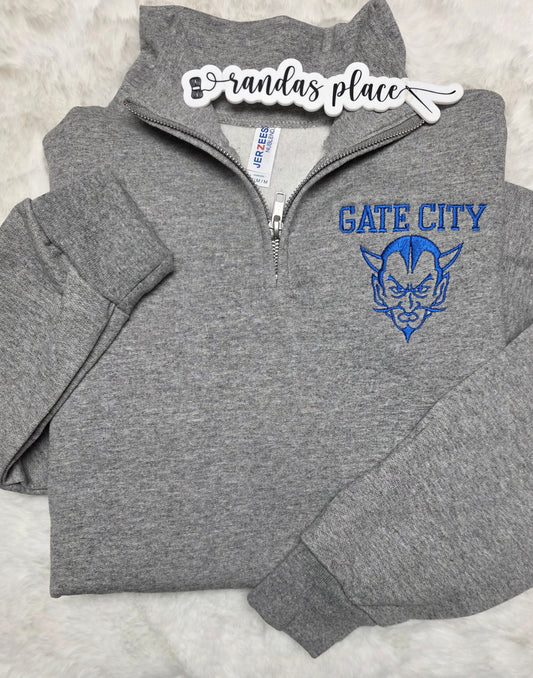 Gate City Blue Devils Quarter Zip