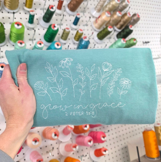 Grow in Grace Inspirational Tee