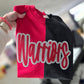 Warriors Split Sparkle Tee