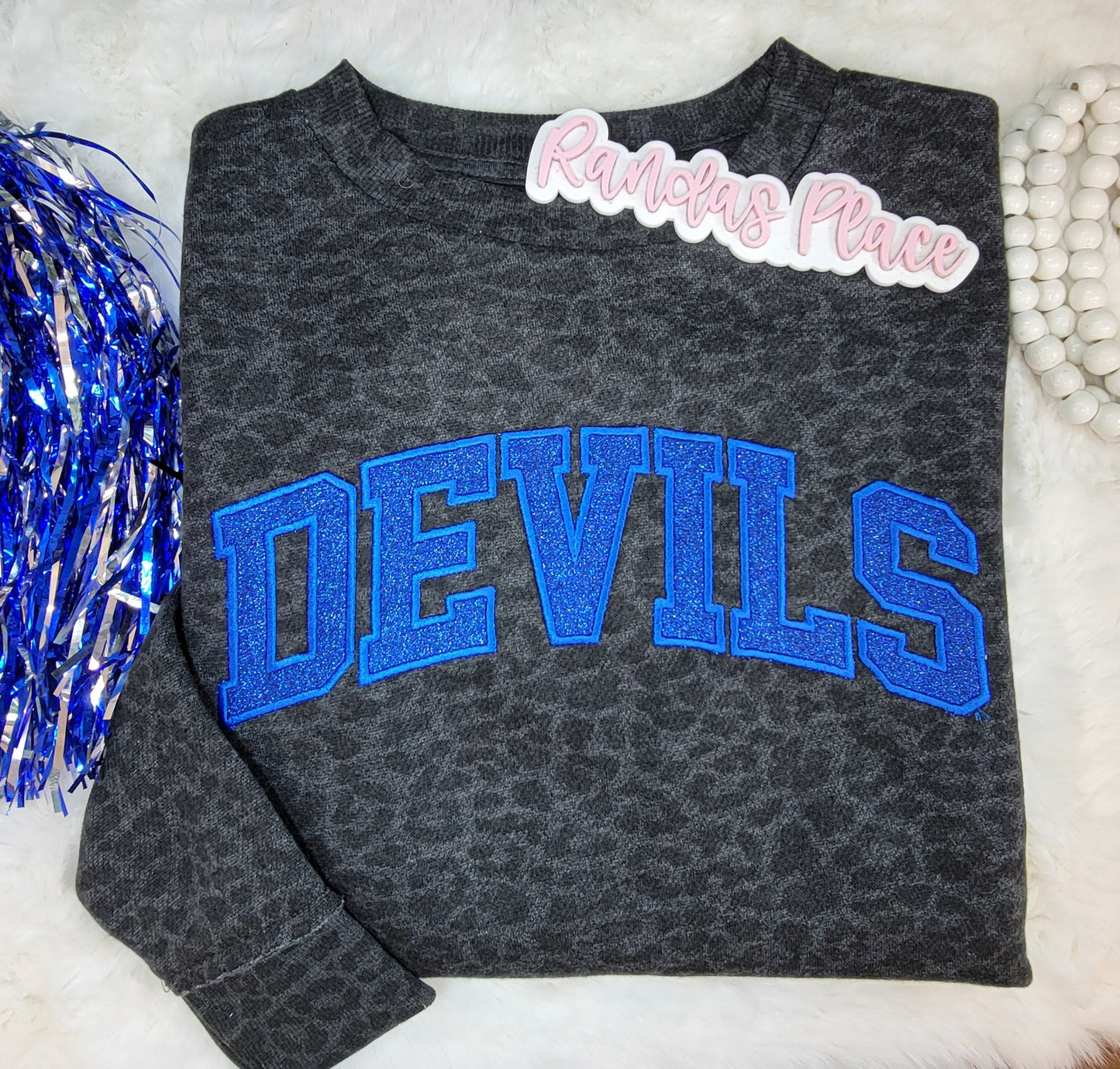 Devils Leopard Ladies Crewneck