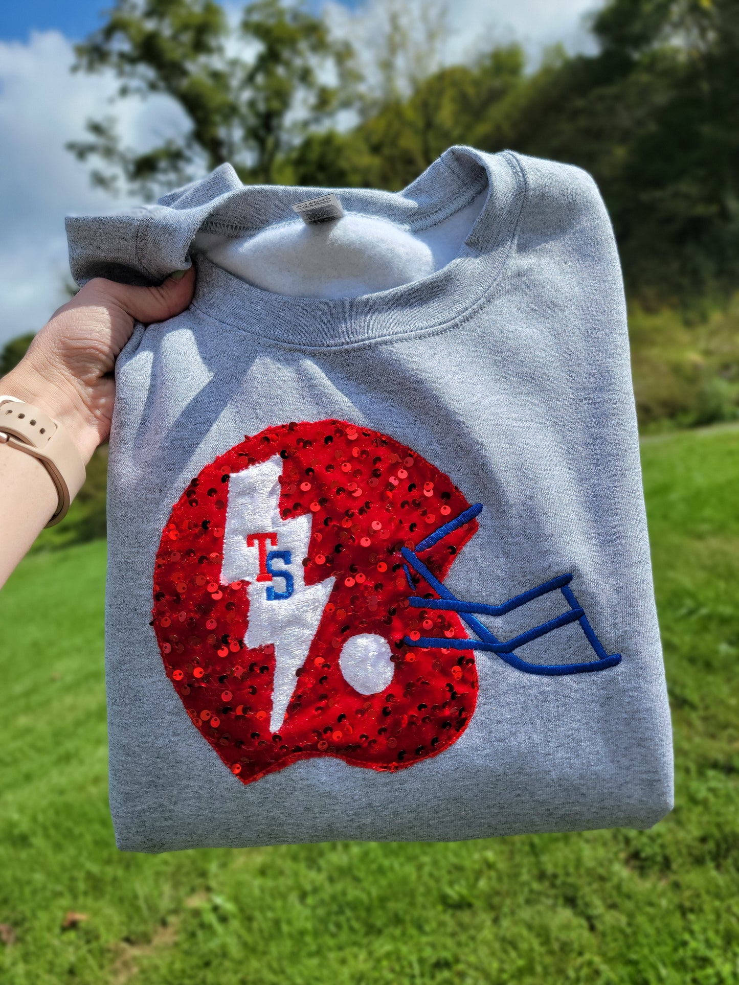 Twin Springs Helmet Sequence Crewneck