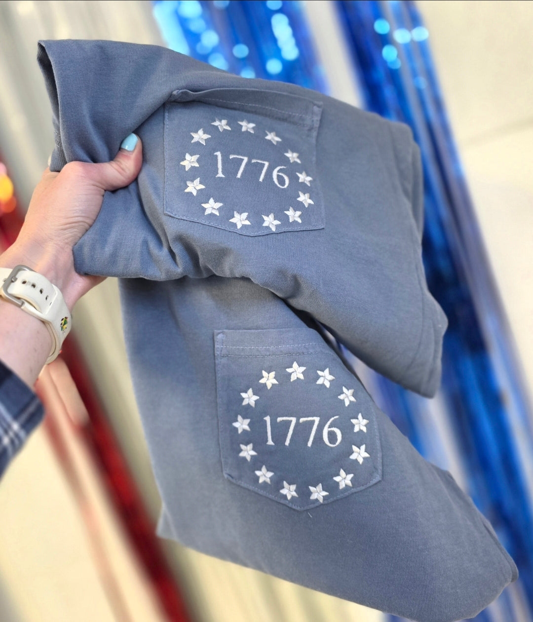 1776 July 4th Pocket Tee