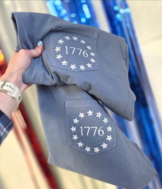 1776 July 4th Pocket Tee