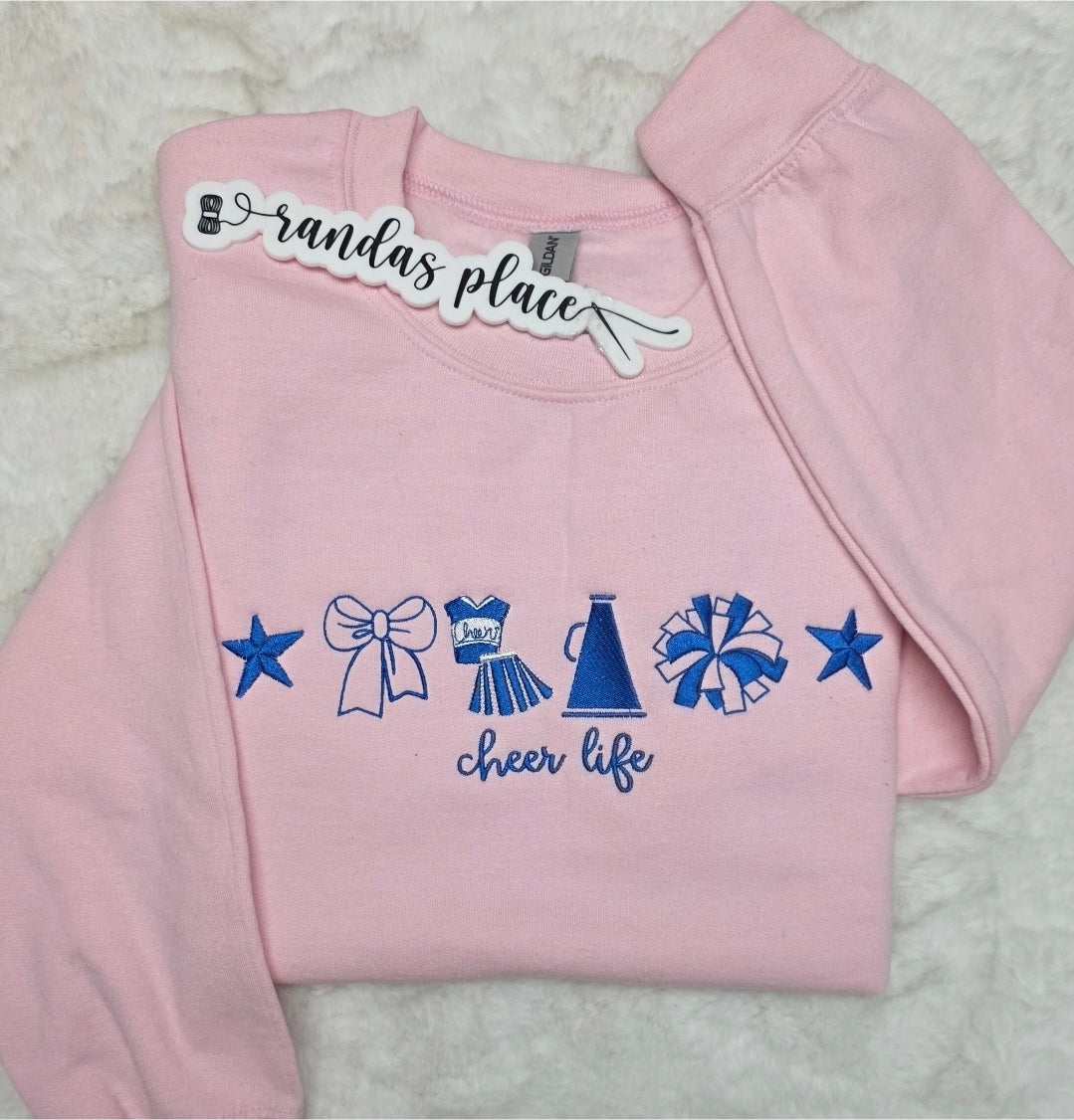 Cheer Life Cheerleader Crewneck