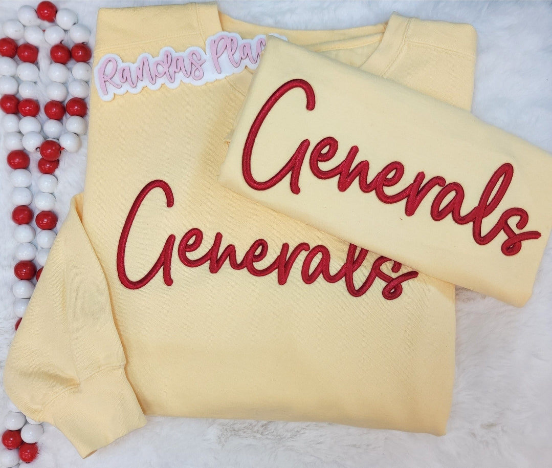 Generals Puff Comfort Colors Crewneck