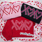 XOXO Embroidered Puff Valentine Crewneck