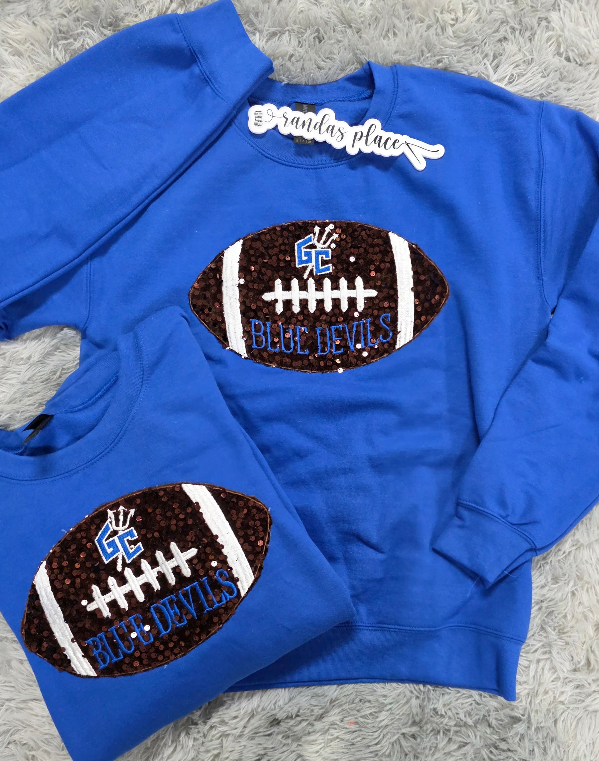 Gate City Blue Devils Football Sequence Tee/Sweatshirt