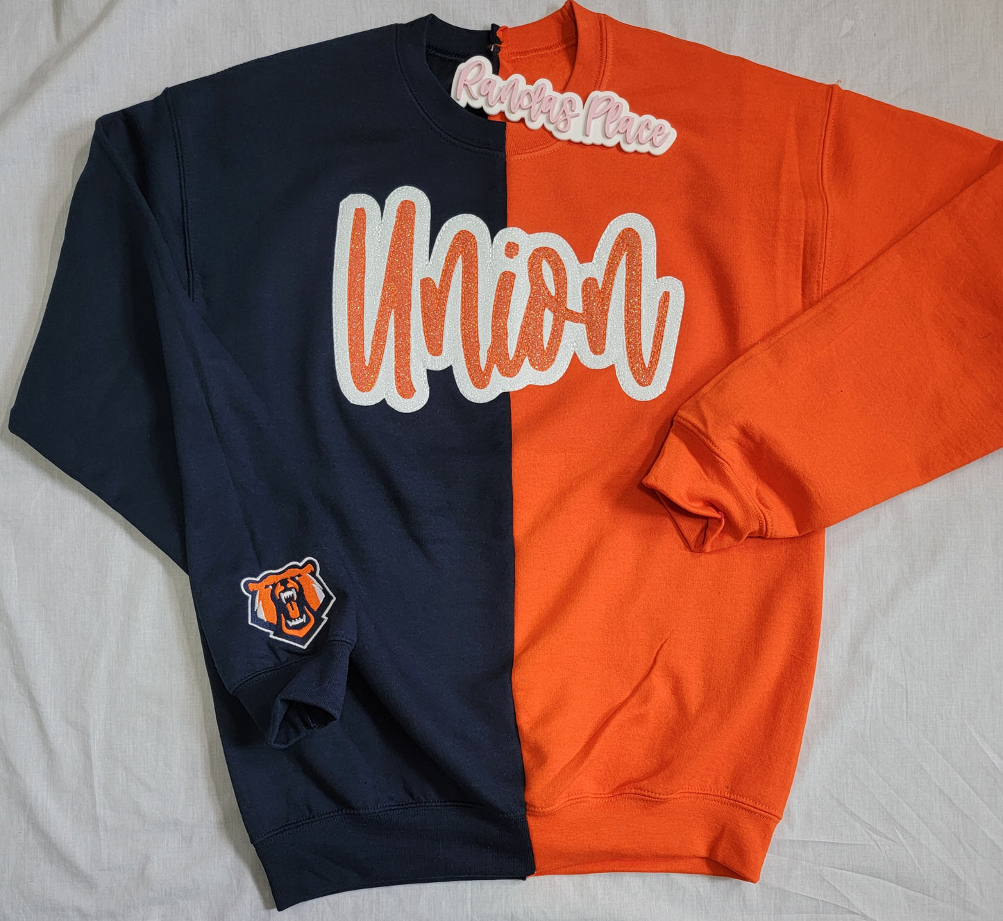 Union Split Sparkle Crewneck