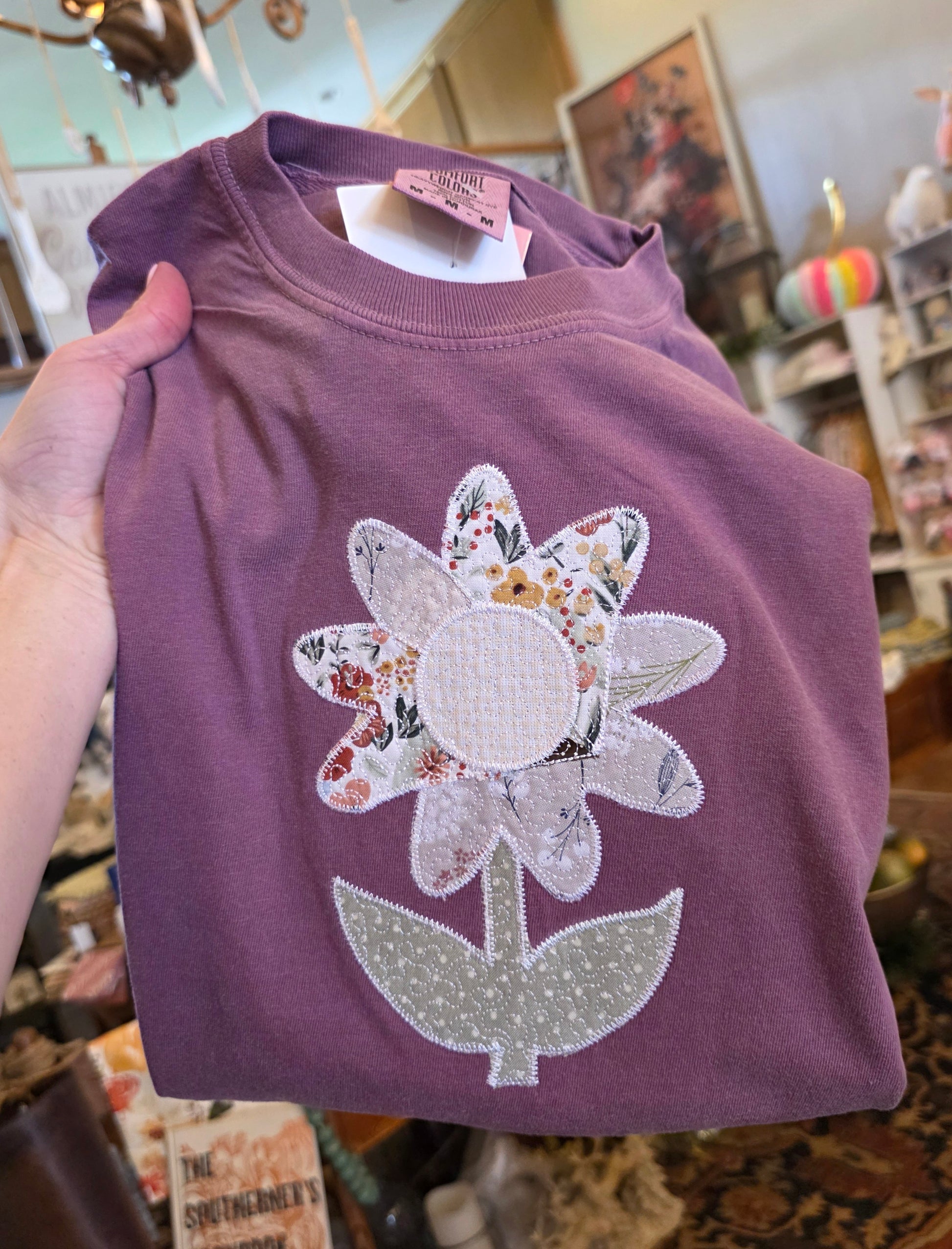 Quilted Flower Tee