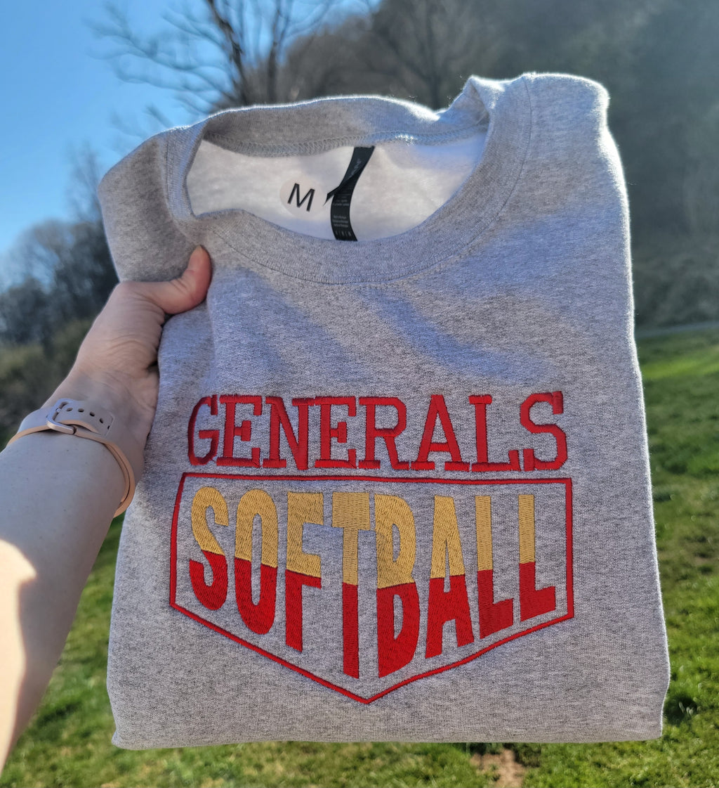 Generals Softball Crewneck