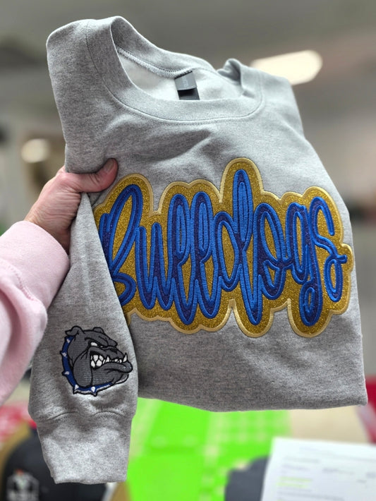 Bulldogs Sparkle Crewneck