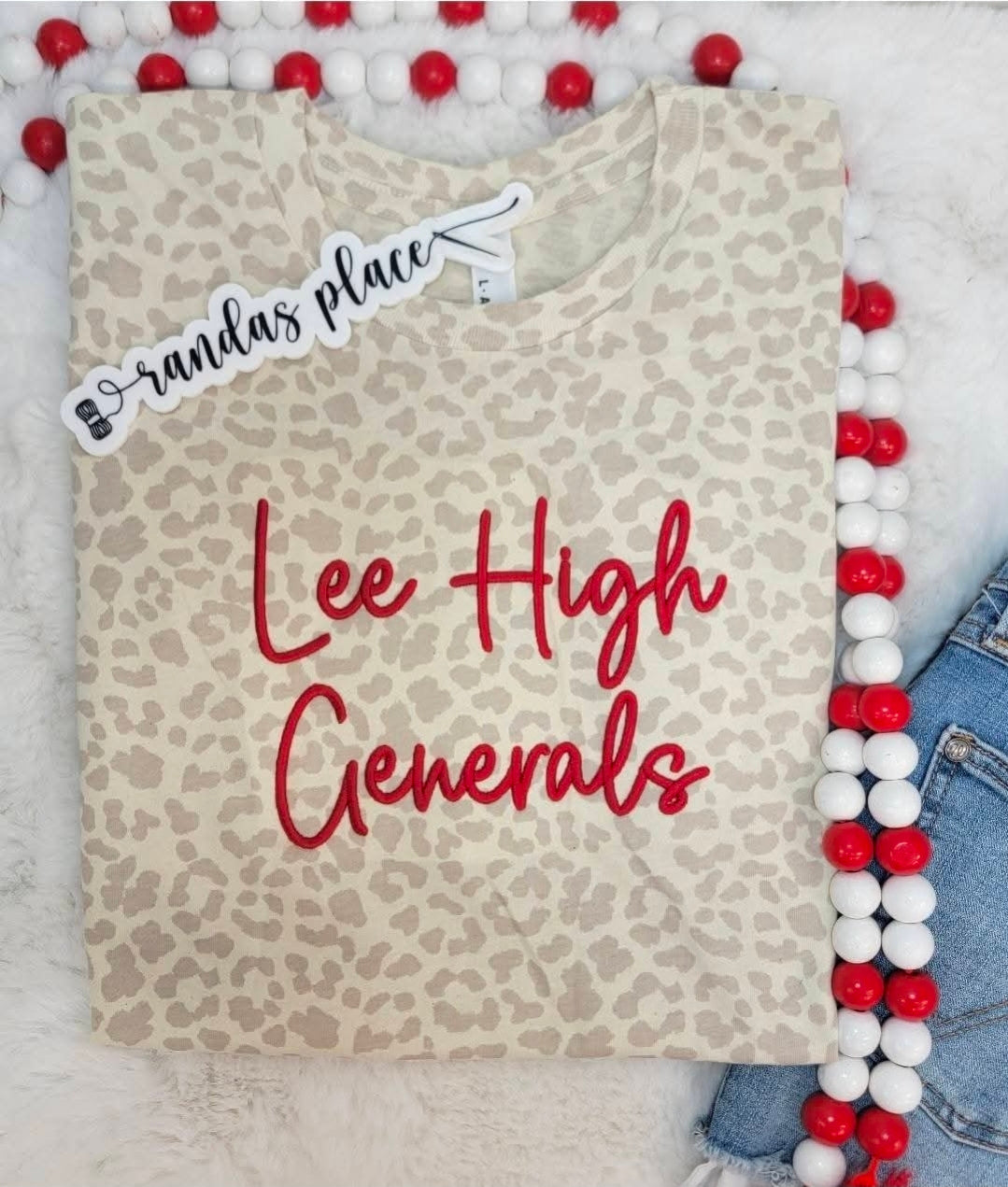 CUSTOM Leapord Puff Tee/Sweatshirt