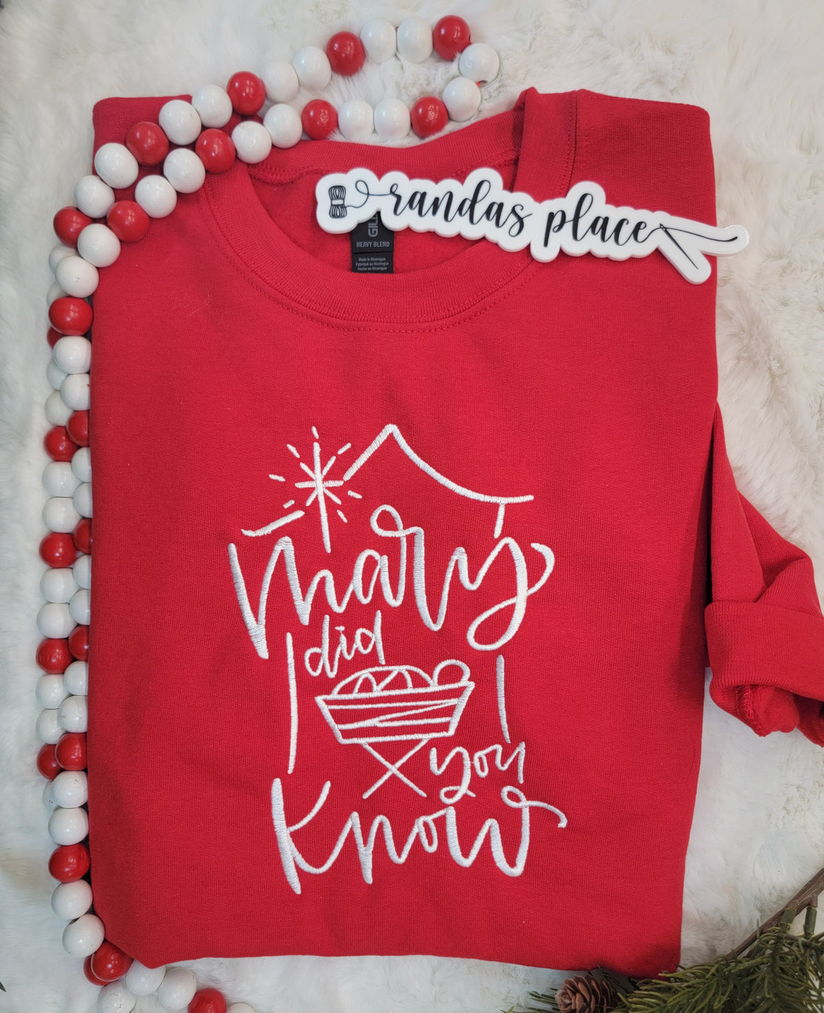 Mary Did You Know Christmas Crewneck