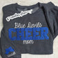 Blue Devils Cheer Mom Sparkle Crewneck