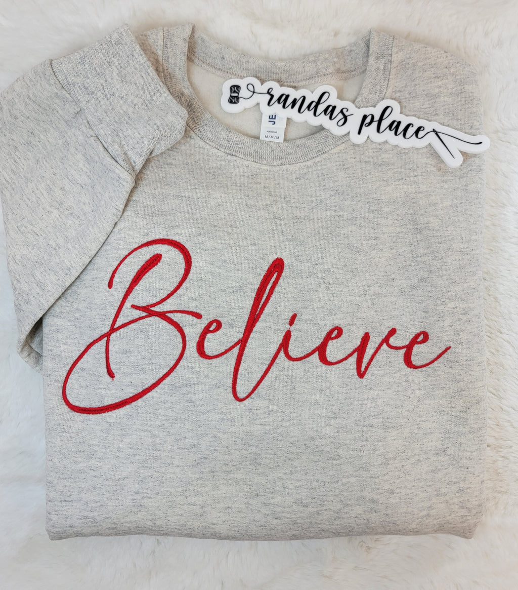 Believe Christmas Crewneck