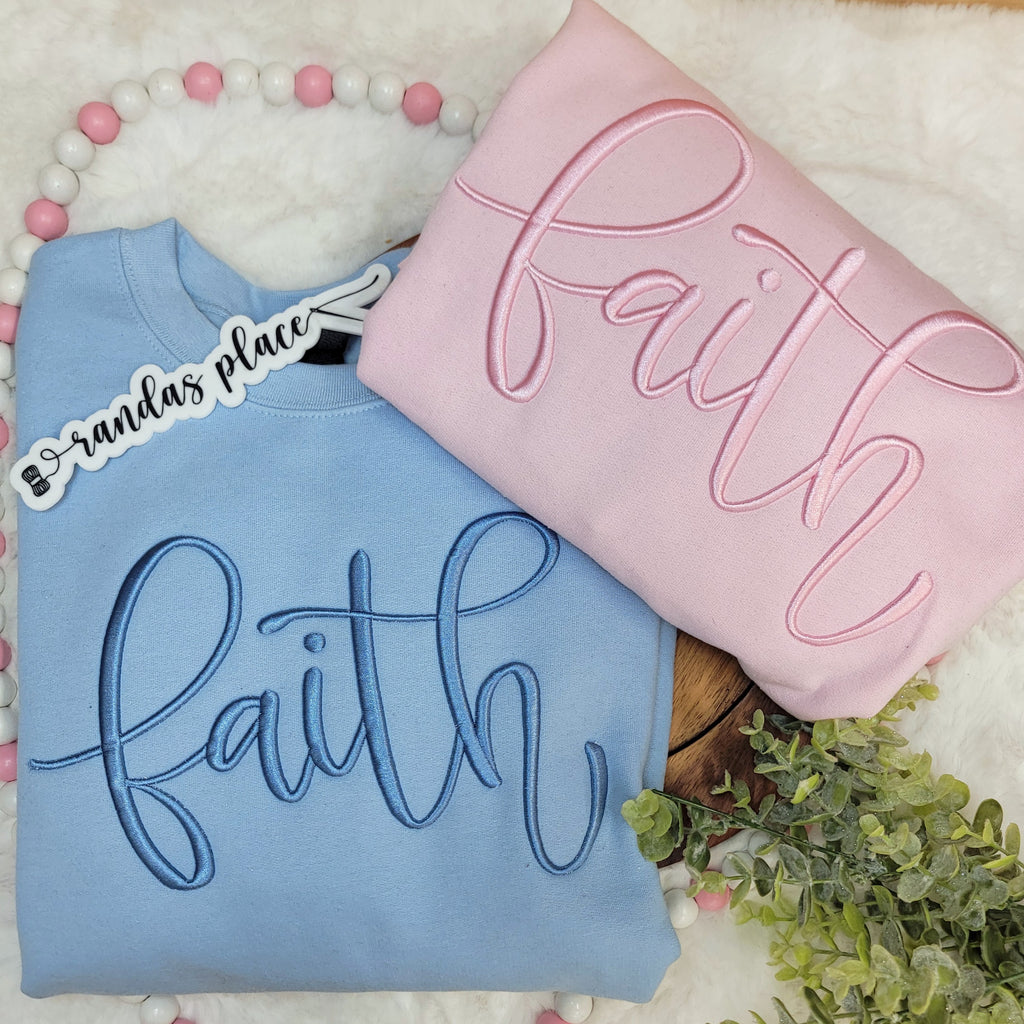 Faith Puff Crewneck