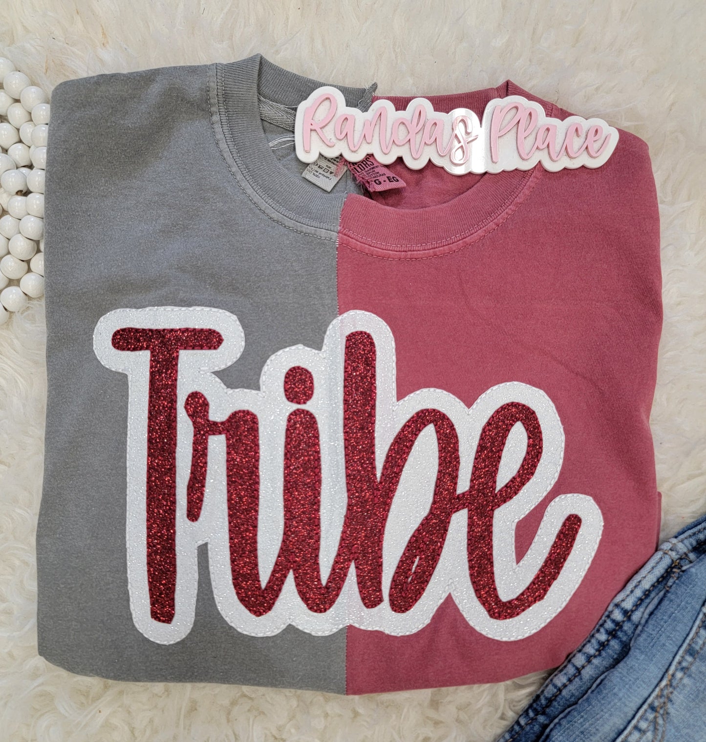 Tribe Split Sparkle Tee