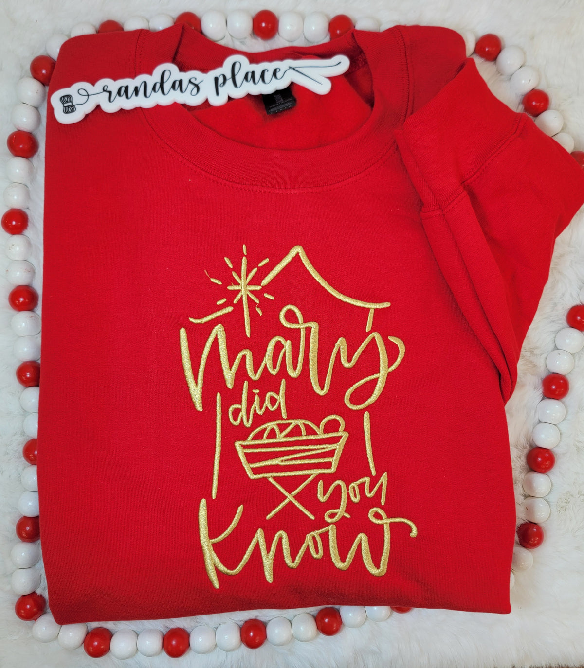 Mary Did You Know Christmas Crewneck