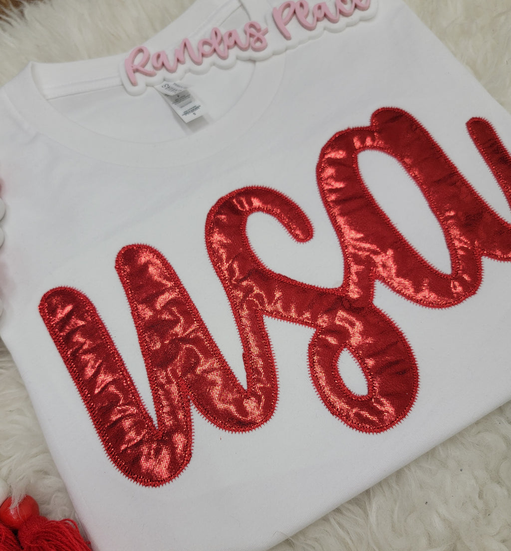 USA July 4th Shimmer Tee