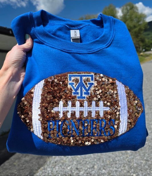 Thomas Walker Pioneers Football Sequence Tee/Sweatshirt