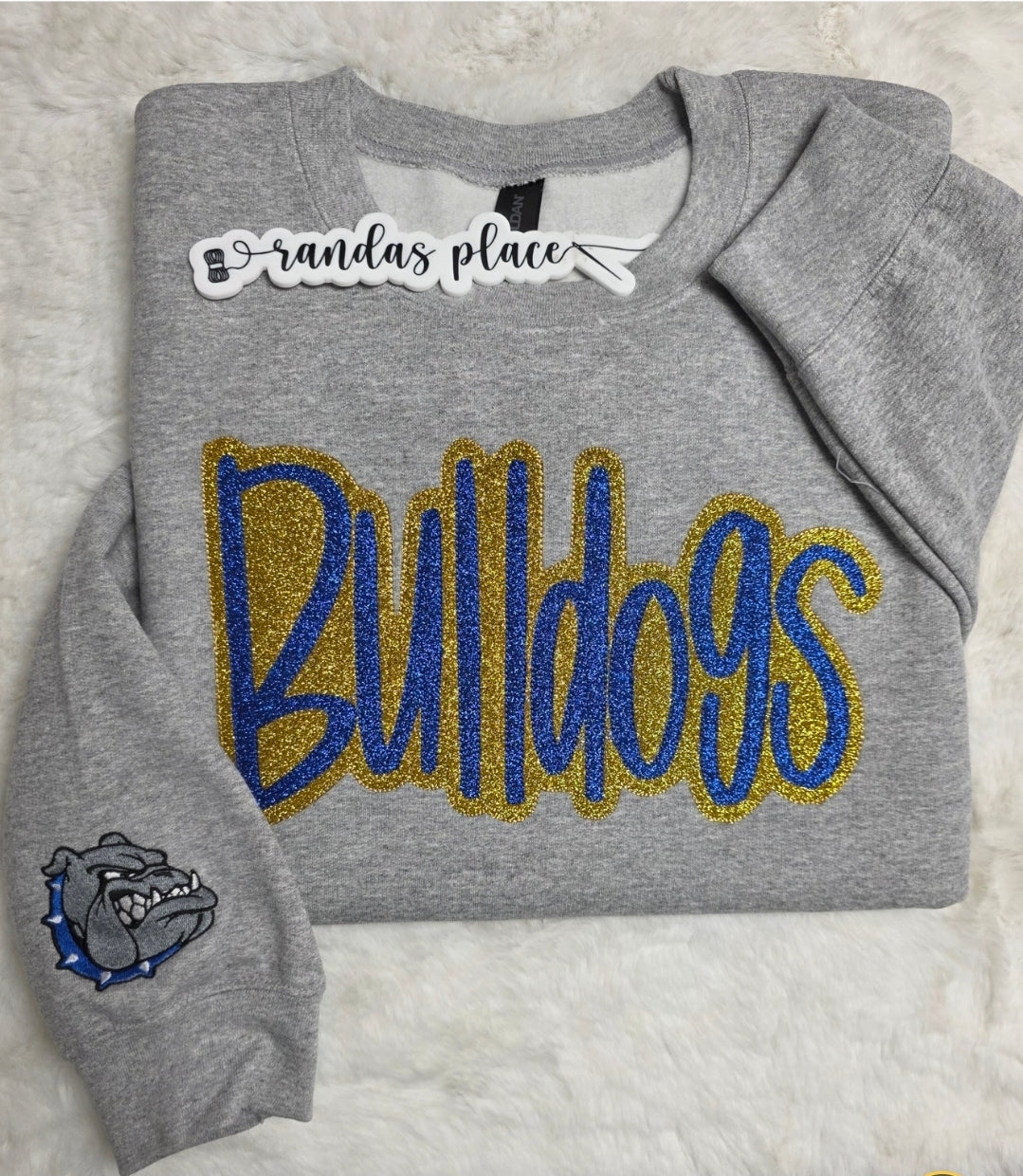 Bulldogs Sparkle Crewneck