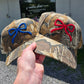 Camo Bow Puff Hat