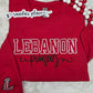 Lebanon Pioneers Varsity & Script Crewneck