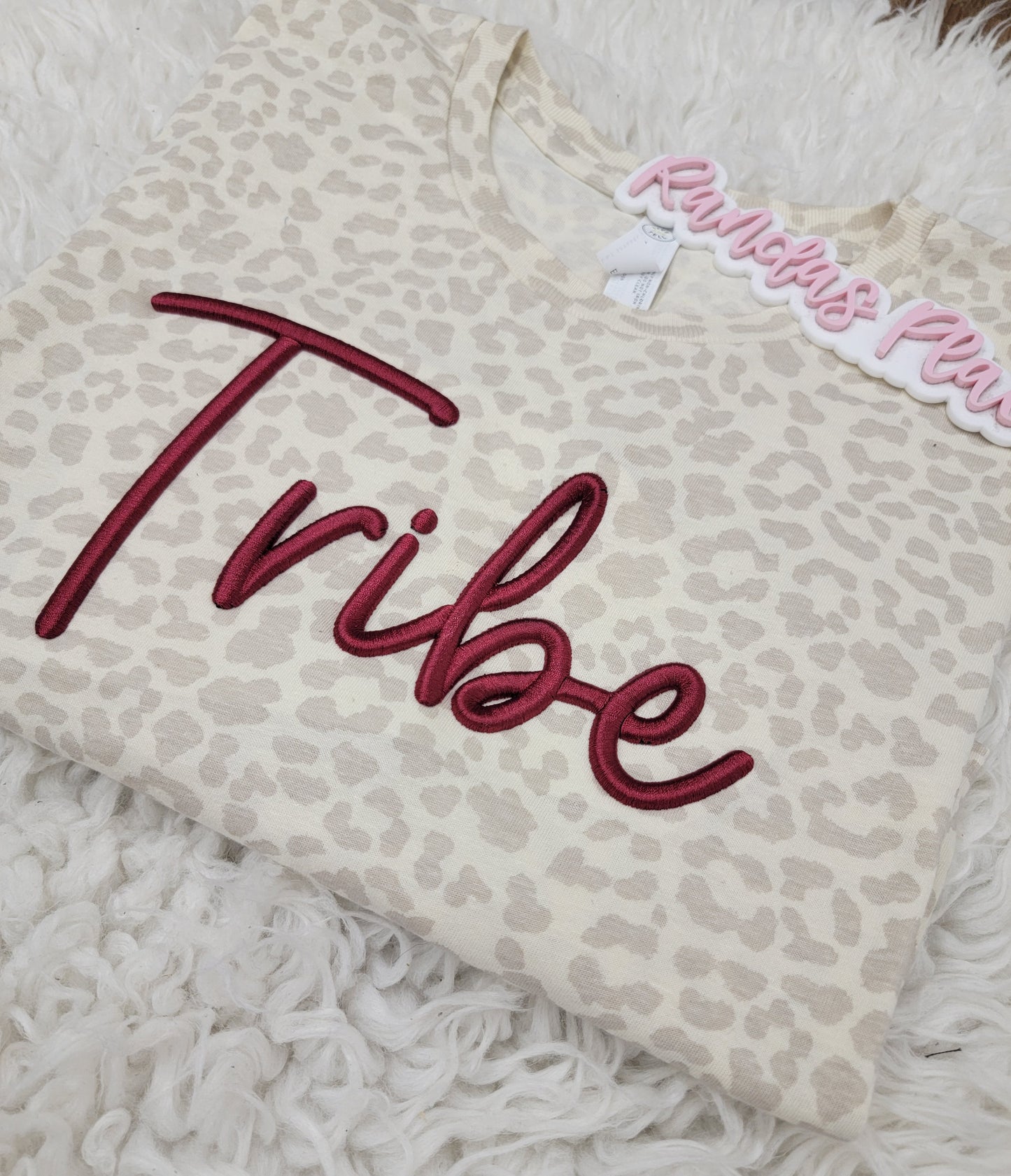 Tribe Leopard Puff Tee