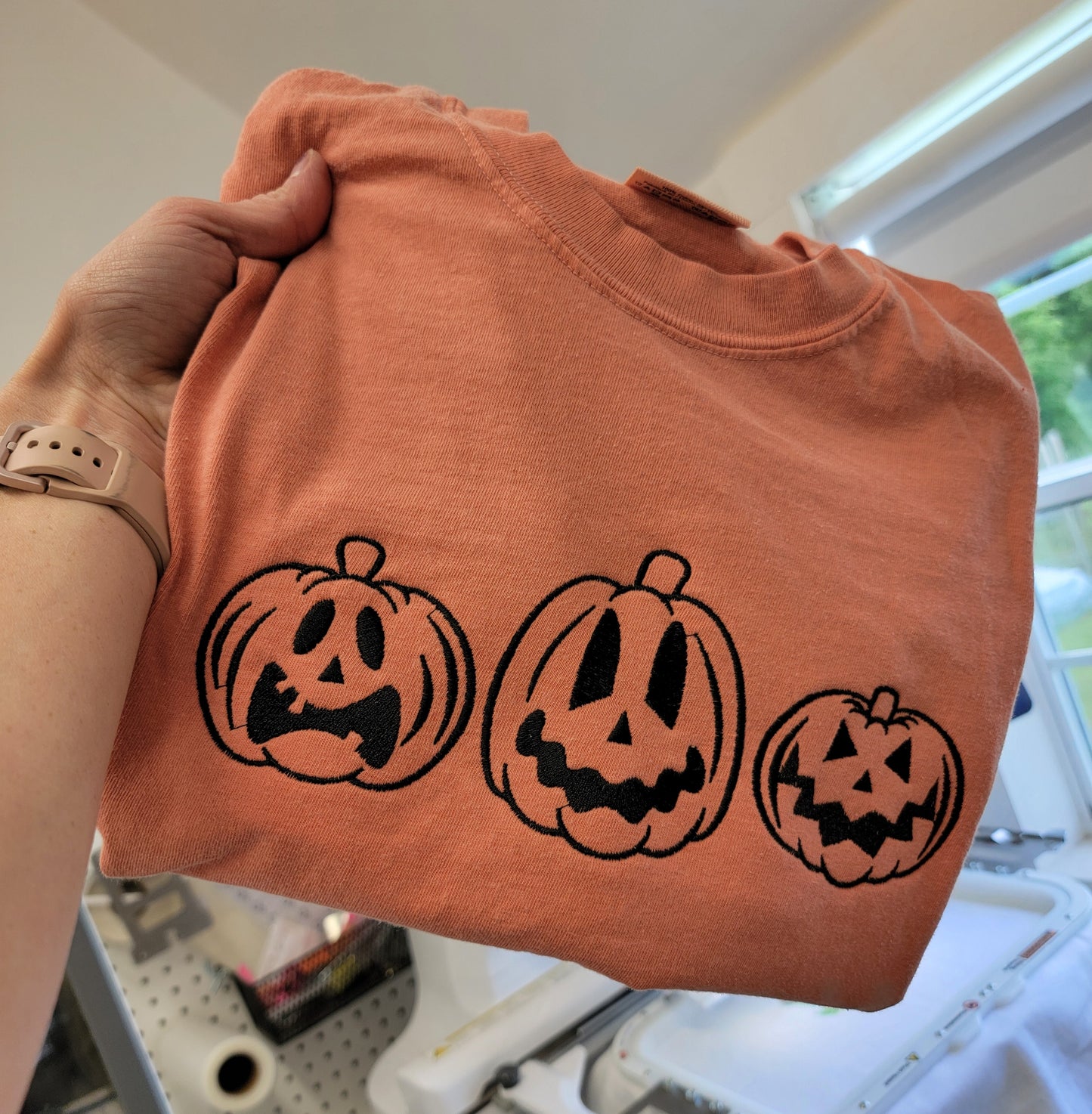 Jack-o'-lantern Comfort Colors Tee