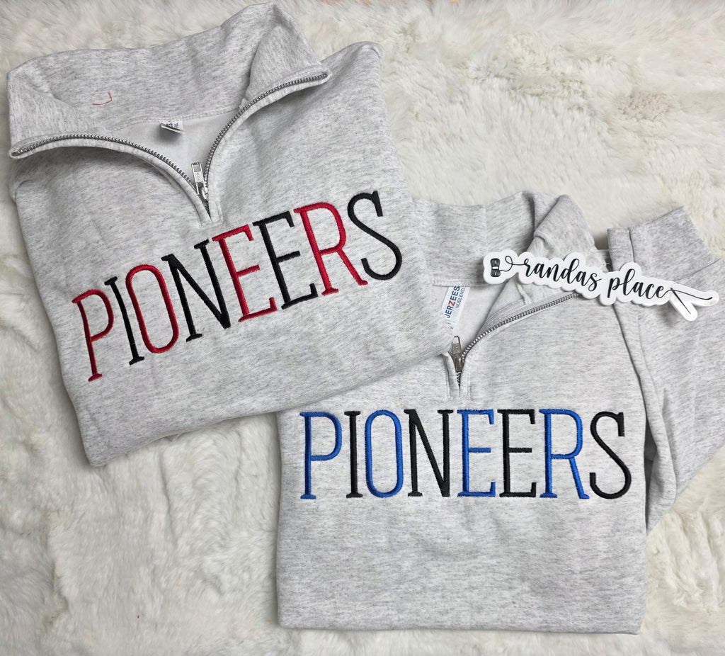 *FUNDRAISER*Pioneers Quarter Zip