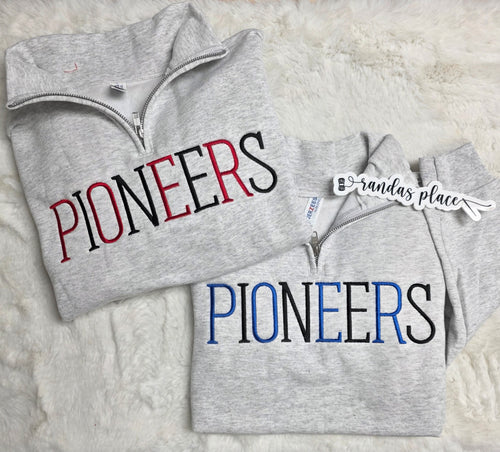 *FUNDRAISER*Pioneers Quarter Zip