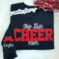 Top Gun Cheer Mom Sparkle Crewneck