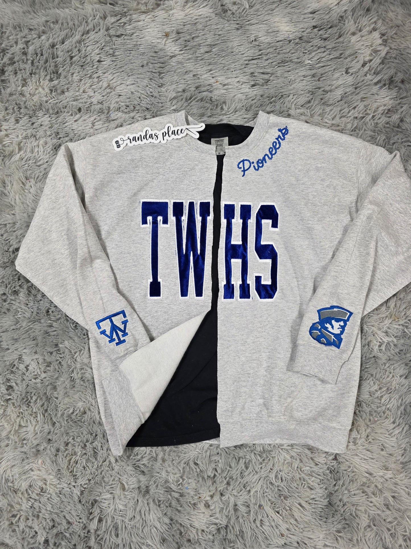 Thomas Walker Pioneers Split Cut Cardigan Sweatshirt