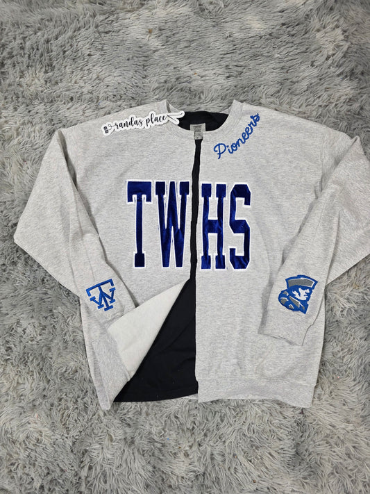 Thomas Walker Pioneers Split Cut Cardigan Sweatshirt