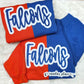 Falcons Split Sparkle Crewneck