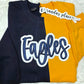 Eagles Split Sparkle Crewneck