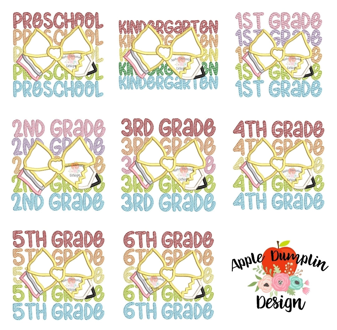 Girls Back to School Tee