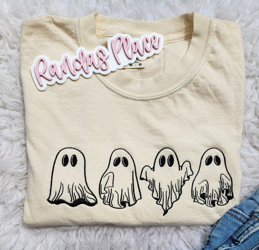 Halloween Ghost Comfort Colors Tee