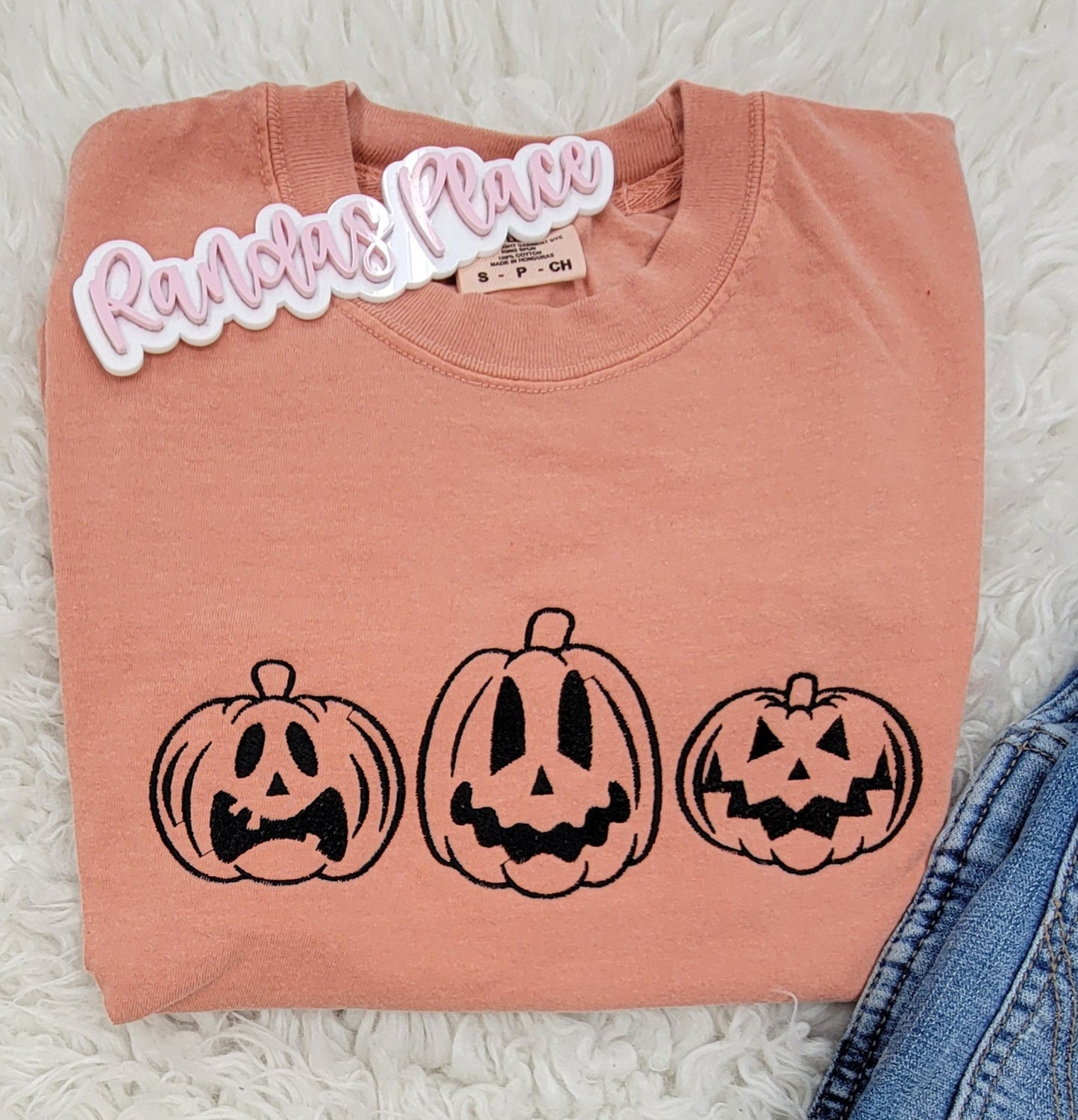 Jack-o'-lantern Comfort Colors Tee