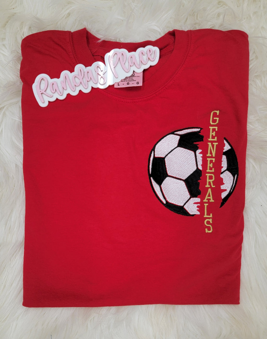 Generals Soccer Comfort Color Tee