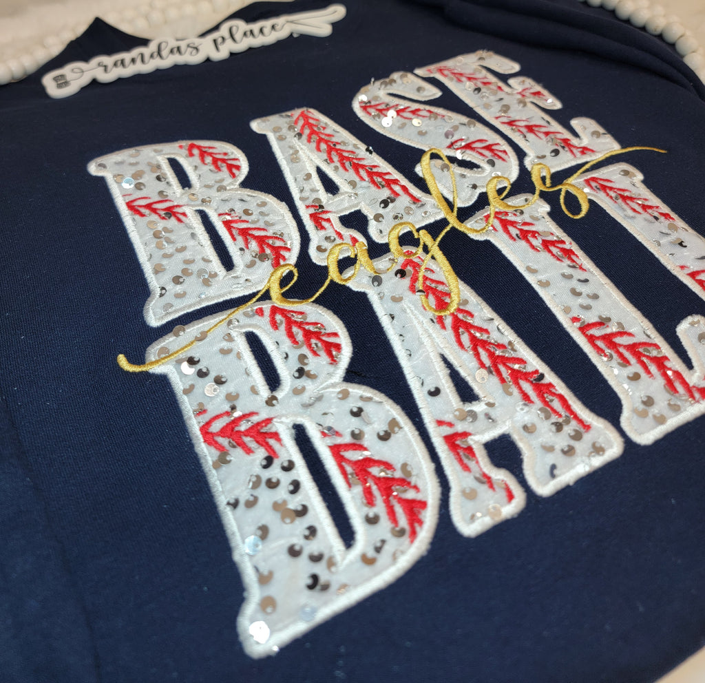Eagles Baseball Sequence Crewneck