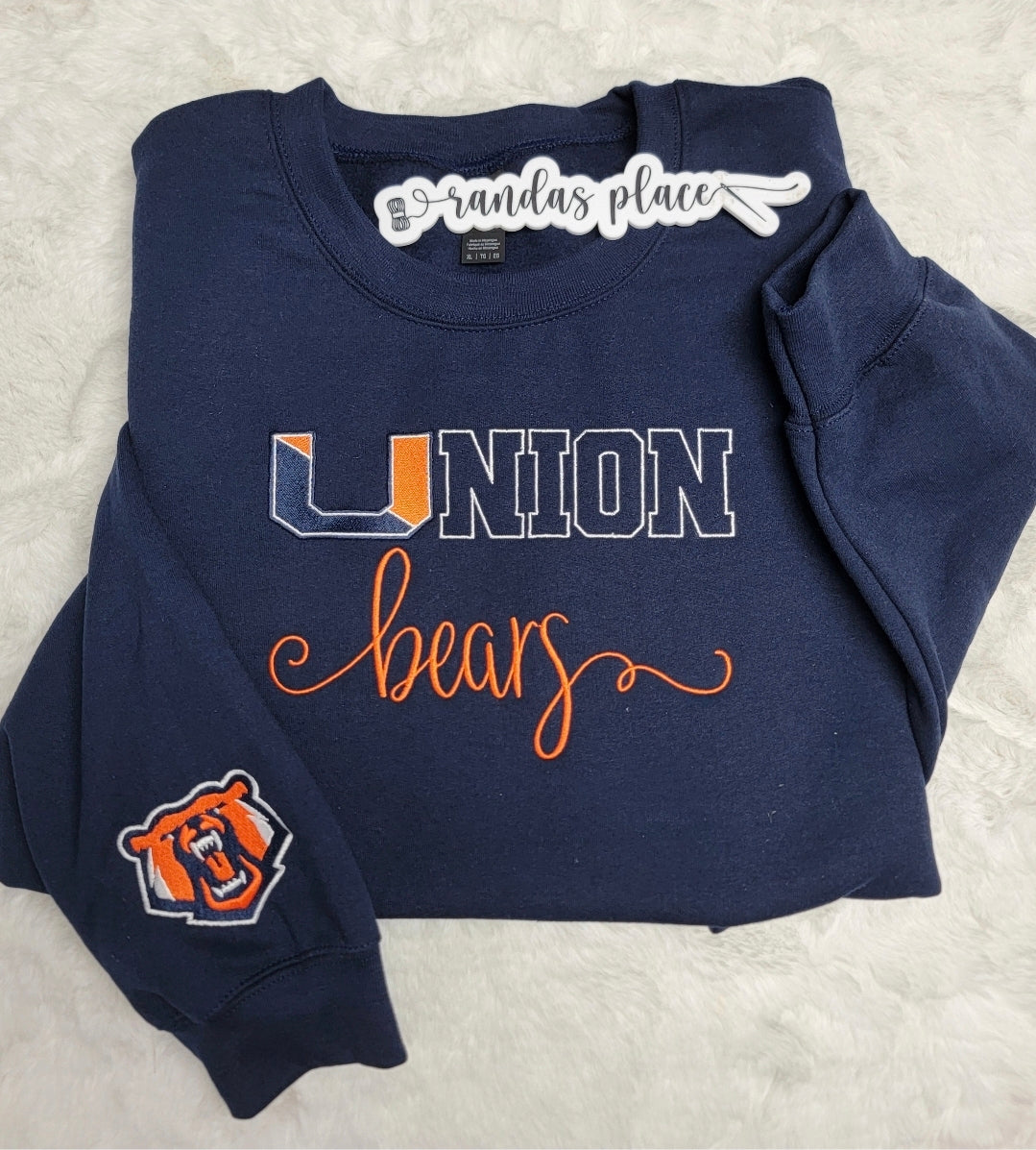 Union Bears Varsity & Script Crewneck