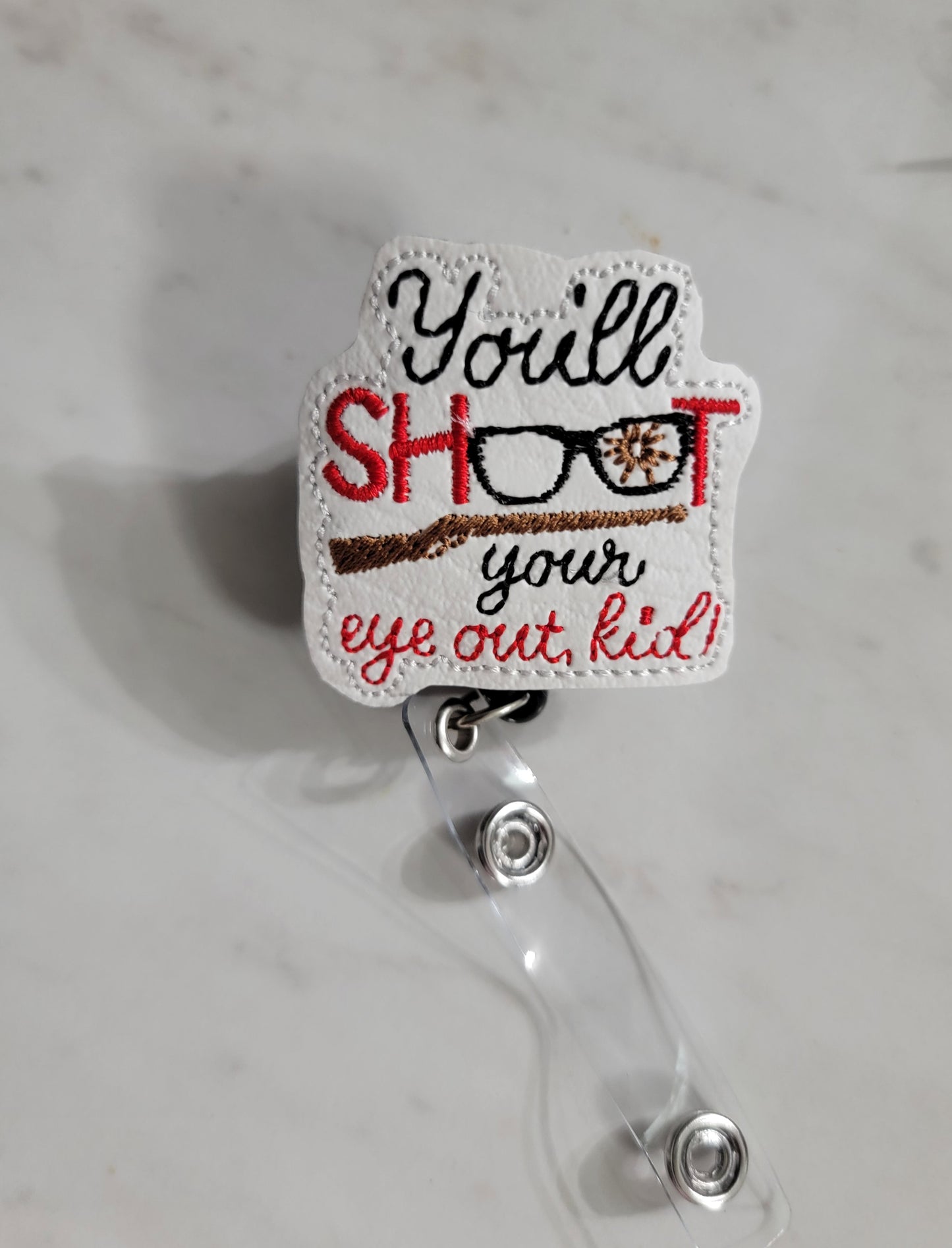 Shoot your eye out Badge Reel
