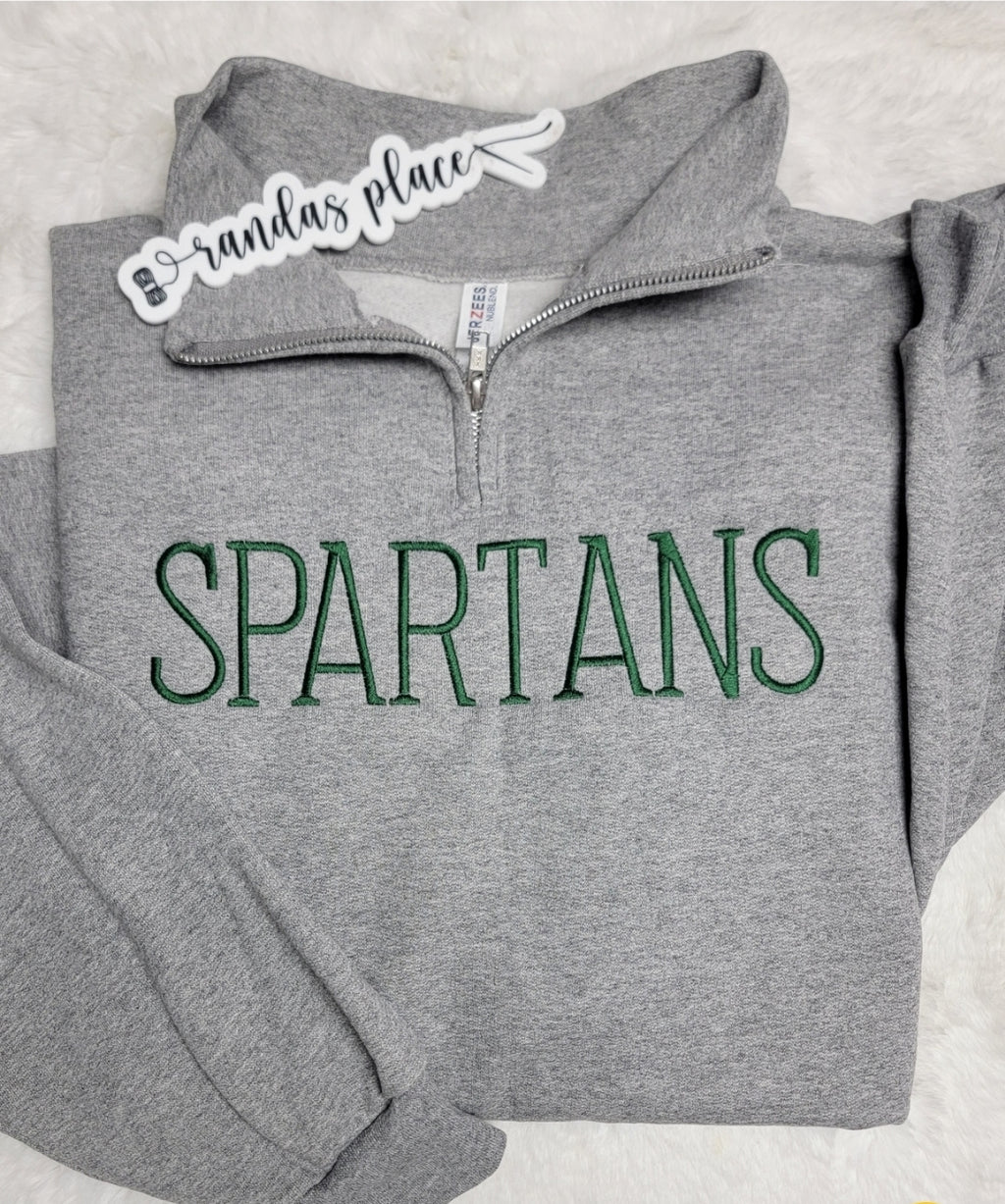 Eastside Spartans Quarter Zip