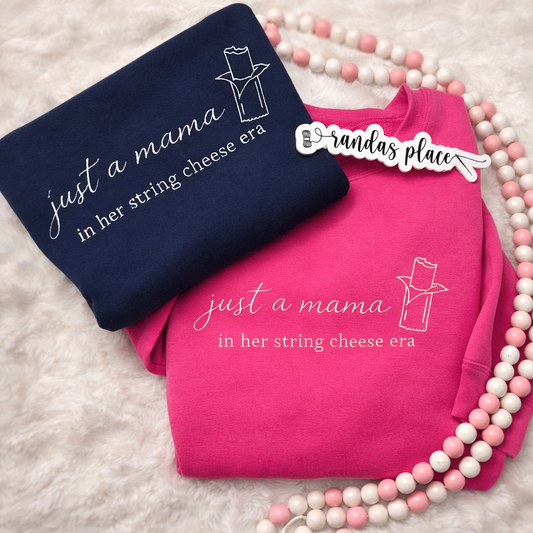 String Cheese Era Mama Embroidered Crewneck