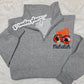 Custom Cheer Fringed 1/4 Zip Pullover – Personalized Megaphone & Pom Design