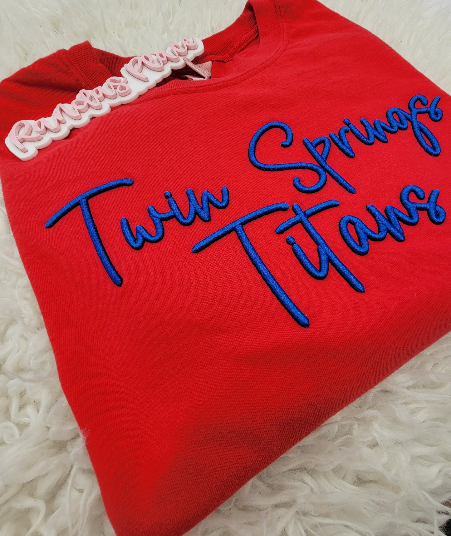 Twin Springs Titans Puff Tee